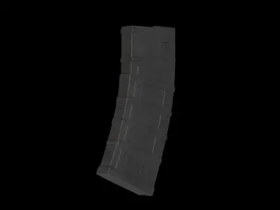 Magpul PMAG Gen M3 8x painted mags Free low-poly 3D model