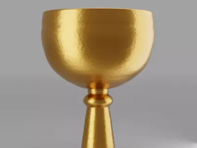 Gold Goblet Free 3D model