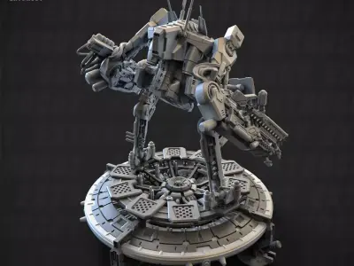 D9 Shrimp Stomper 150mm Static Set 3D print model