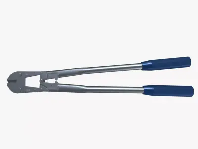 Aluminium Cutter Low-poly 3D model