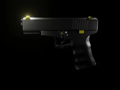 Fictional Pistol 3D model