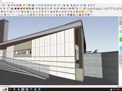 A Virtual Voyage in Contemporary Art - Museum 3D Model 3D model