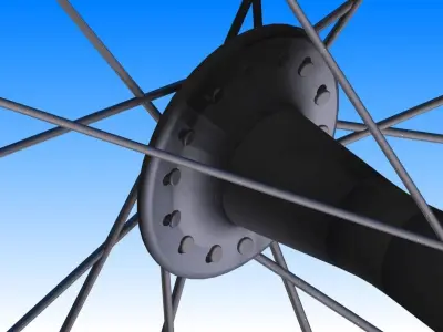 Scooter wheel Free 3D model
