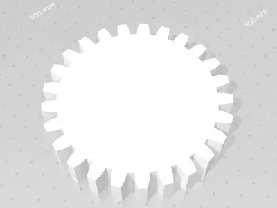 Spur Gear Free 3D print model
