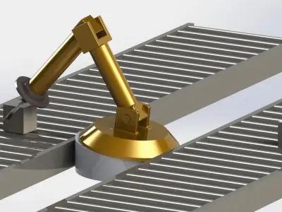 Conveyor assembly Free 3D model