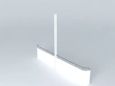 Hindenburg railing Free 3D model