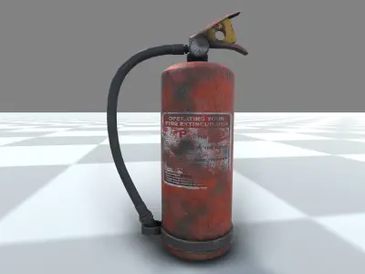 Fire Fighter Set 3D model