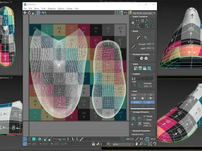 Shoe Last CG 3D model