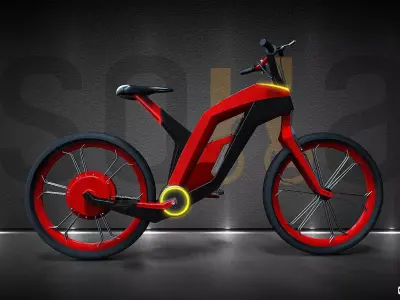 Soka electric bike Free 3D model