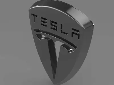 Tesla Logo 3D model