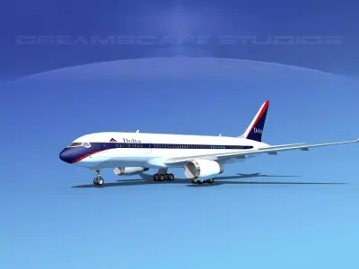 Boeing 787-8 Delta  3D model