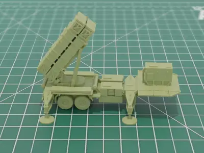 MIM-104 Patriot SAM Launcher 3D STL 3D print model