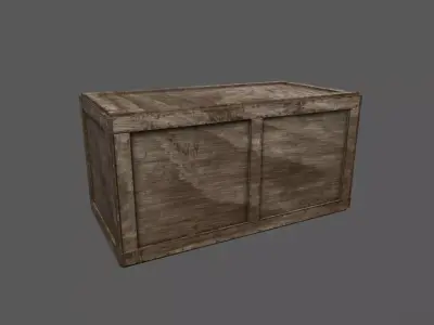 Military Crate 01 Low-poly 3D model