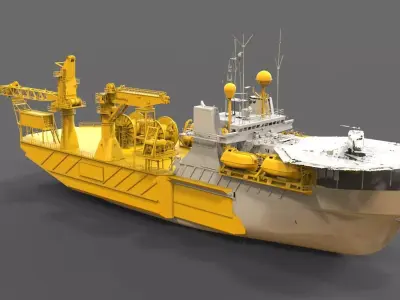 Hull widening for Seabex One  Kreuz Installer 3D print model