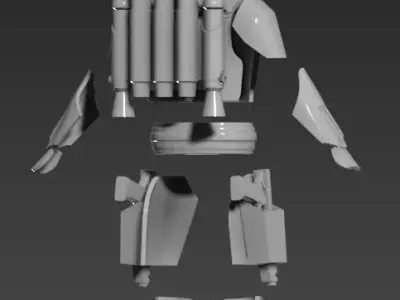 Gar Saxon Mandalore armor files  for 6inch figure customs 3D print model