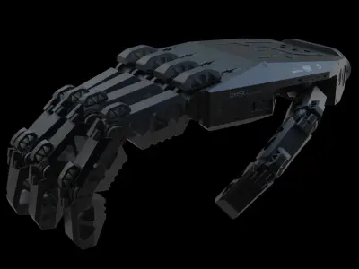 Robot hand 3D model purchase