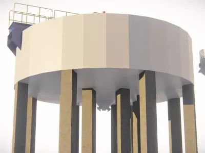 thickener 3D Model 3D model