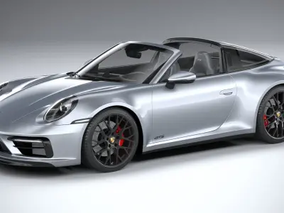 Porsche 911 Targa 4GTS 2022 3D model purchase
