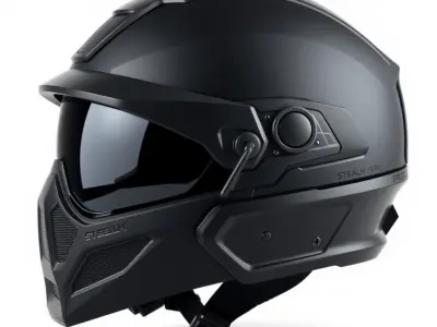 Futuristic Tactical Helmet Model Pack Low-poly 3D model