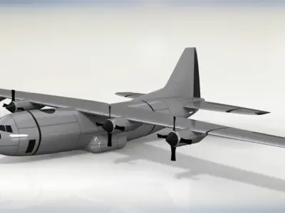 Airplane C17A PUBG  3D model