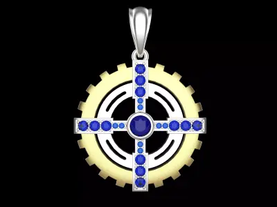 MP01 Gear work Pendent  3D print model
