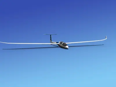 DG-1000 Glider V04 3D model