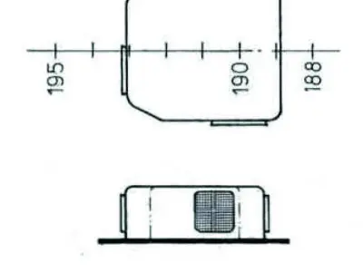 ventilator on the aircraft deck 3D print model