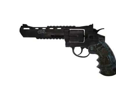 Magnum44 V1 Free low-poly 3D model