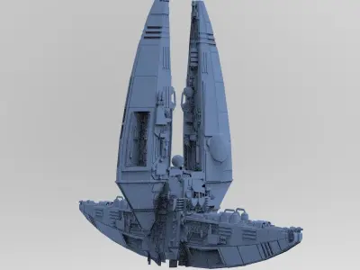 Wraith Interceptor architecture 5  3D model