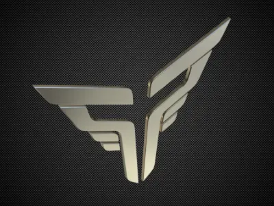 thor logo 3D model