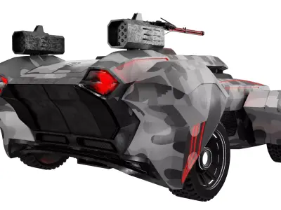  Armored Vehicle 3D model