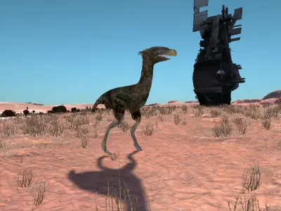 Terror Bird Free low-poly 3D model