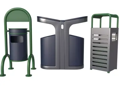 Trash can 3D model order