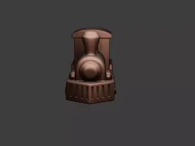 3D Printable Toy Train Figure 3D print model