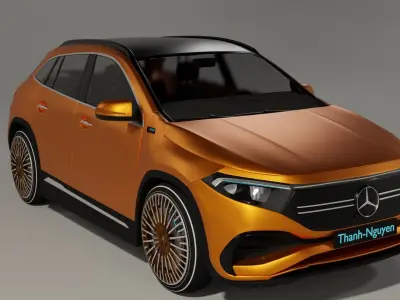 Mercedes-Benz EQA 2021 3D model