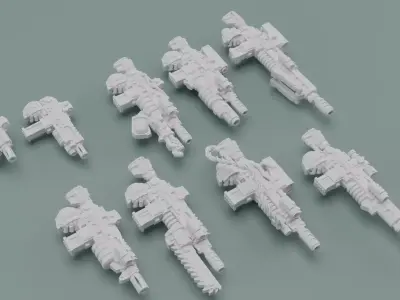 Free Peashooters Free 3D print model