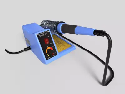 Velleman solder station Low-poly 3D model