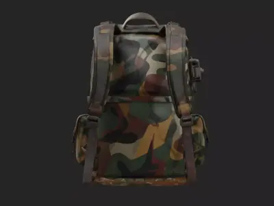 Scavenger Tactical Backpack 3D model