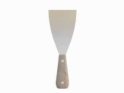Painter Spatula 02 Low-poly 3D model