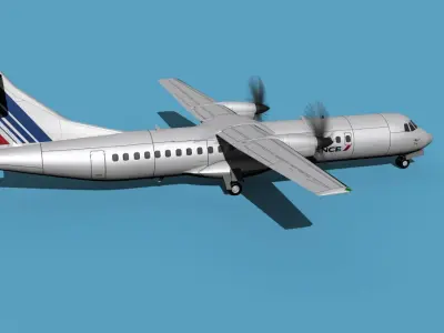 ATR  ATR-72-600 Air France 3D model