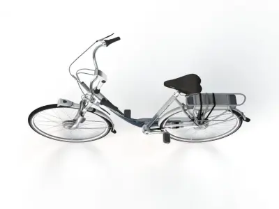 3D Gazelle Orange Bicycle model 3D model