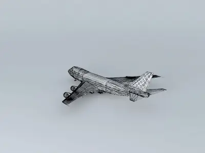 AirAmerica Boeing 747 200B Free 3D model