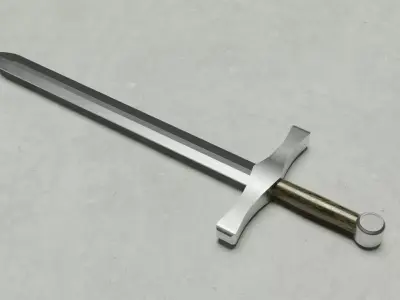 Basic Sword Low-poly 3D model