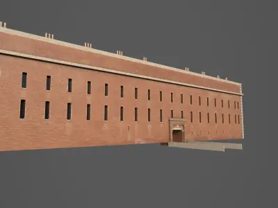 Fort Point National Site Free low-poly 3D model