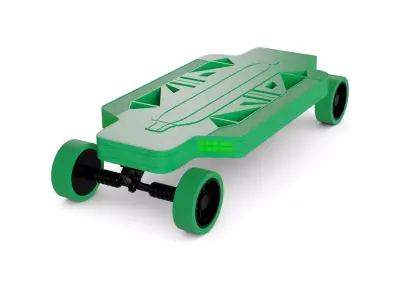 Off road Skateboard 3D model buy