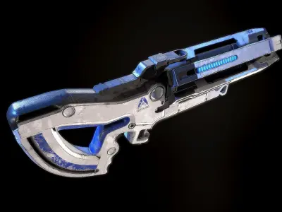 M-560 Hydra Mass Effect 3D model