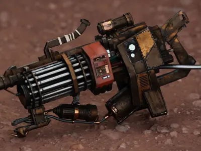 Stylized Weapon  Low-poly 3D model
