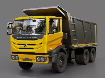 Ashok Leyland AVTR Tipper 3D model