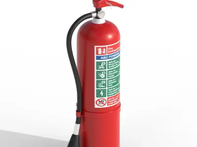 Extinguisher Low-poly 3D model purchase