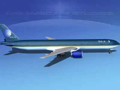 Boeing 777-300 MP World Air 3D model
